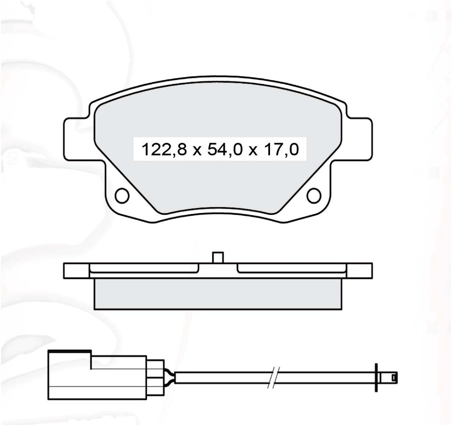 

Intelli D212EI Датчик износа тормозных колодок