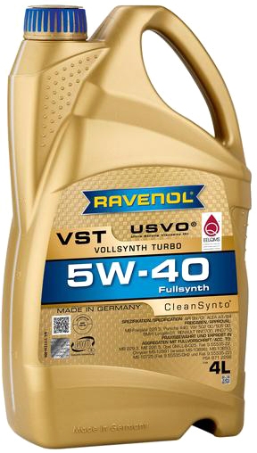 

Моторное масло Ravenol VST 5W-40 синтетическое 1111136004