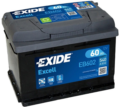

Аккумулятор Exide 6 CT-60-R Excell EB602