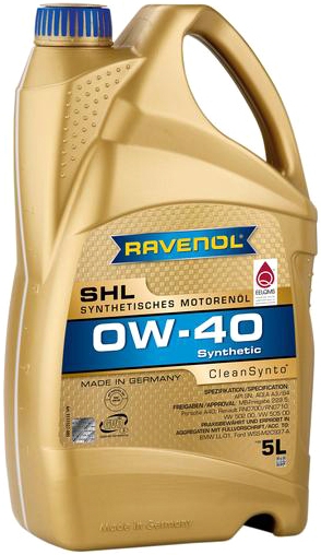 

Моторное масло Ravenol SHL 0W-40 синтетическое 1111127005