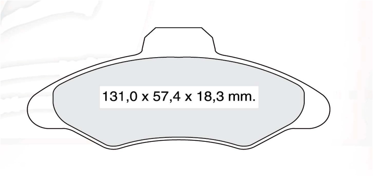 

Dafmi D324E Тормозные колодки