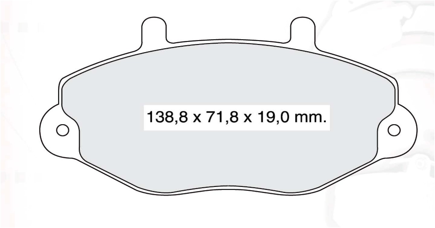 

Dafmi D864E Тормозные колодки