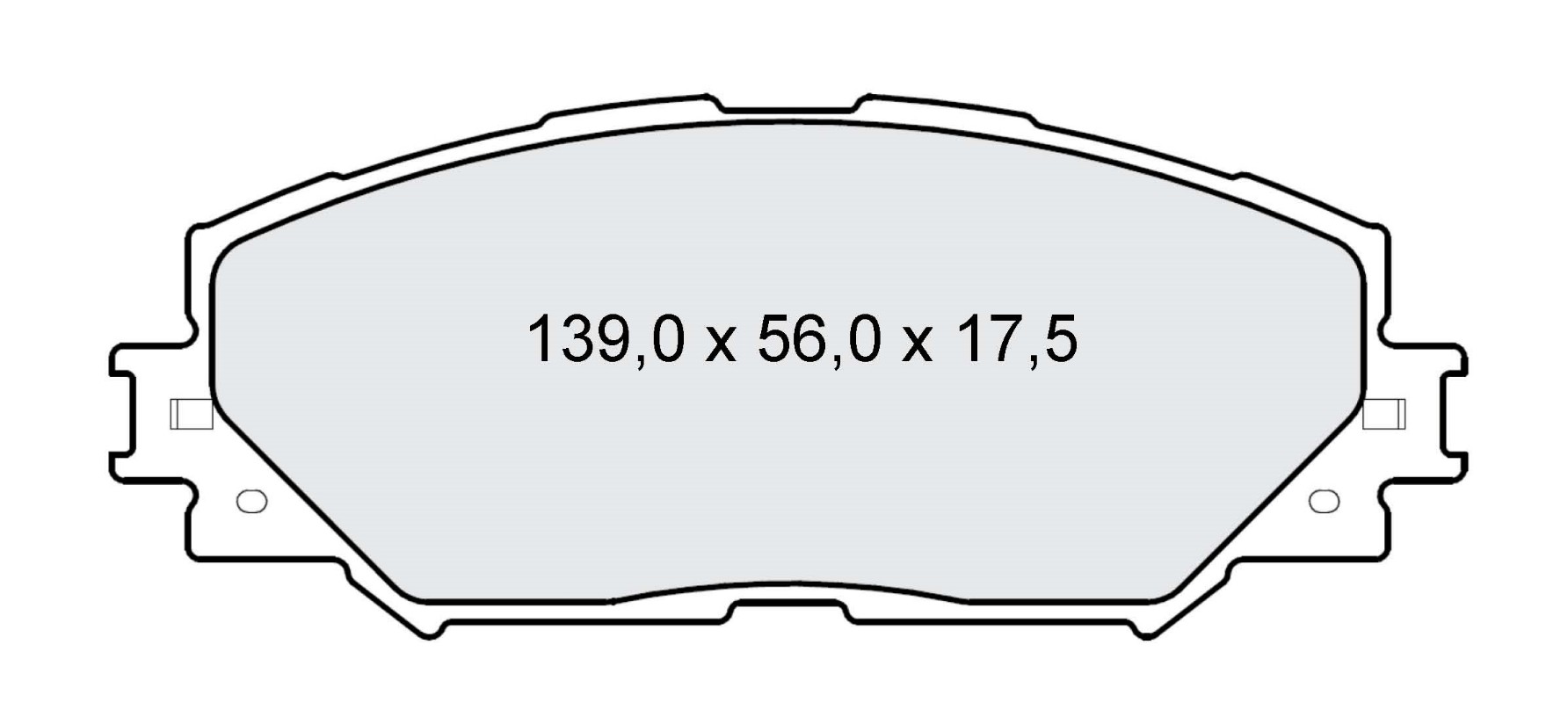 

Dafmi D240E Тормозные колодки