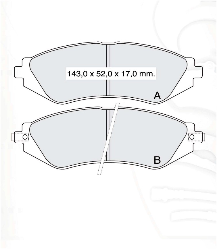 

Dafmi D133E Тормозные колодки