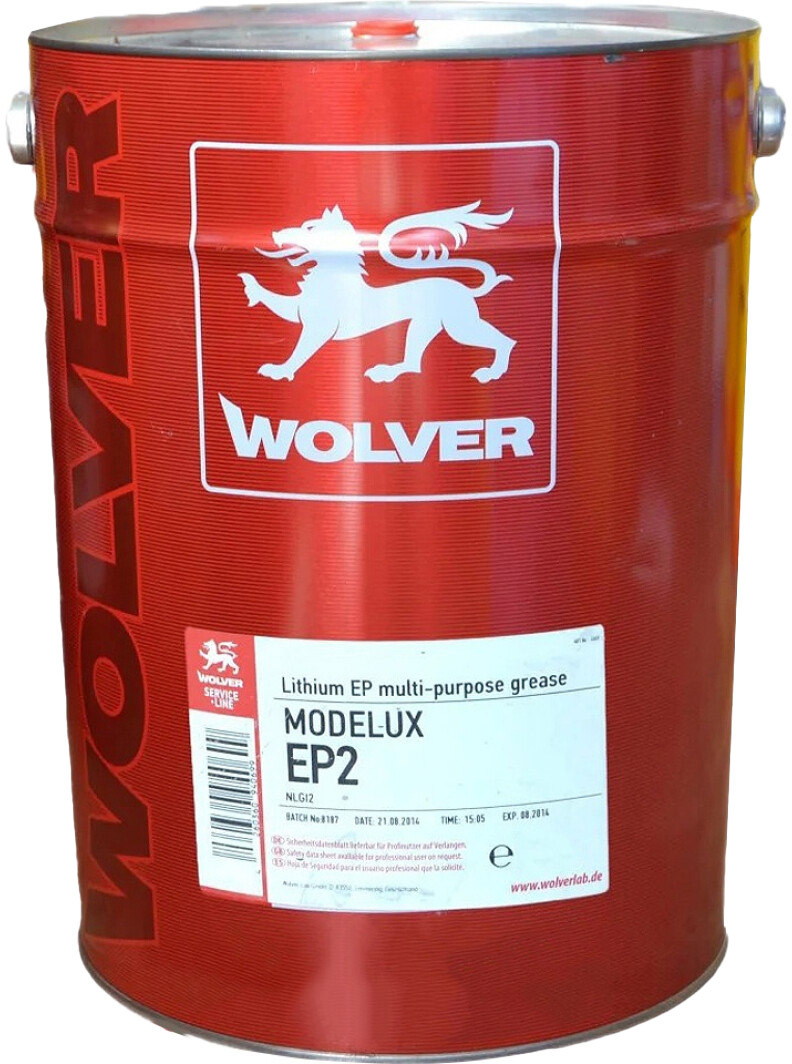 

Смазка Wolver Modelux Ep 2 литиевая 4260360940699
