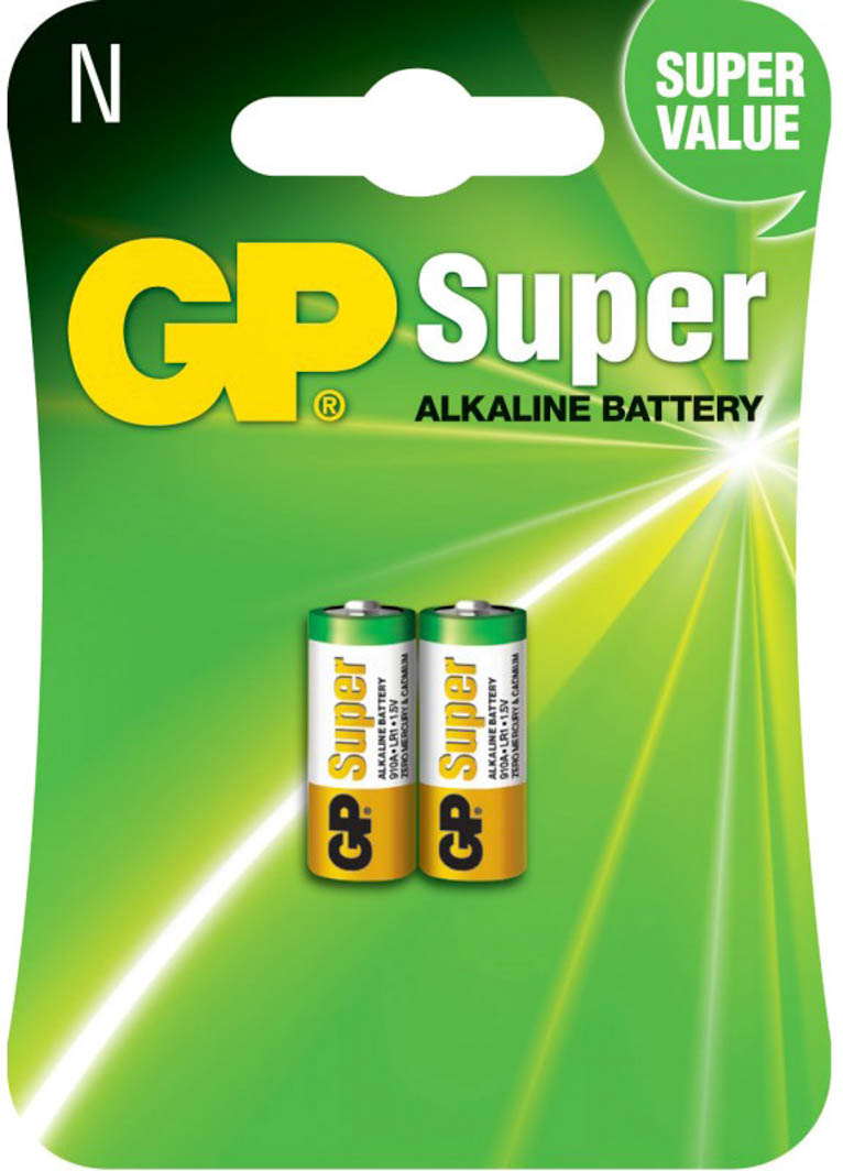 

Батарейка GP Super Alkaline 910A-U2 N 1,5 V 2 шт