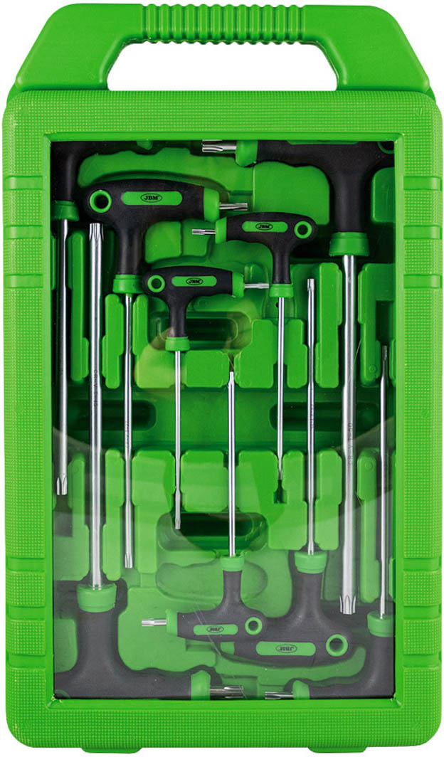 

Набор ключей TORX JBM 51959 T10-T50 9 шт