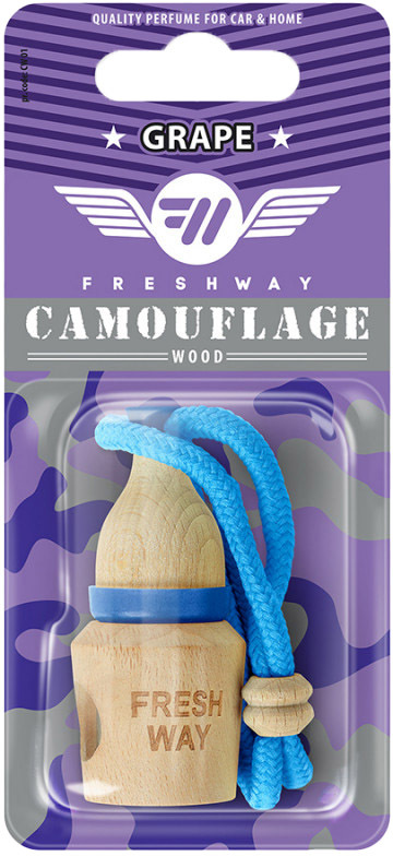 

Ароматизатор Fresh Way Camouflage Wood Grape 5 мл 96973