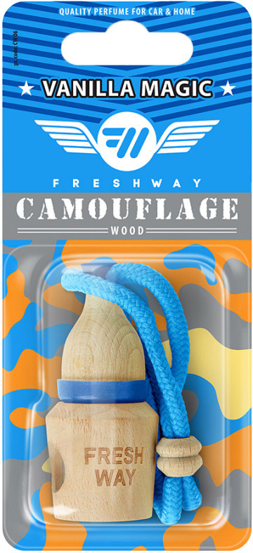 

Ароматизатор Fresh Way Camouflage Wood Vanilla Magic 5 мл 96978