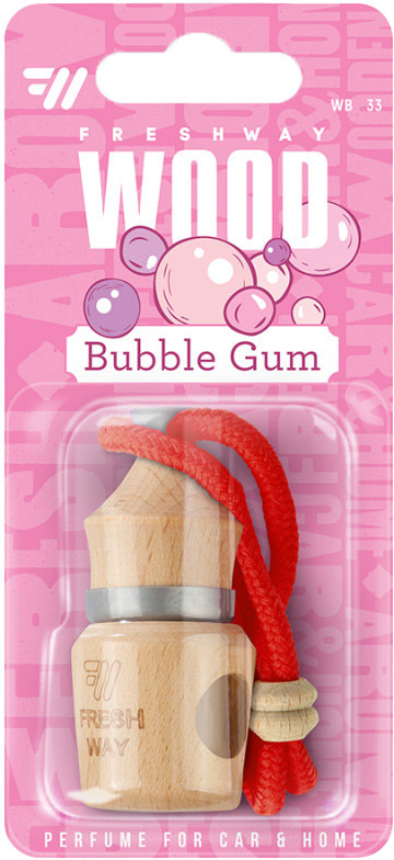 

Ароматизатор Fresh Way Wood Blister Bubble Gum 5 мл 94879