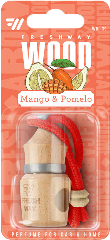 

Ароматизатор Fresh Way Wood Blister Mango & Pomelo 5 мл 94813