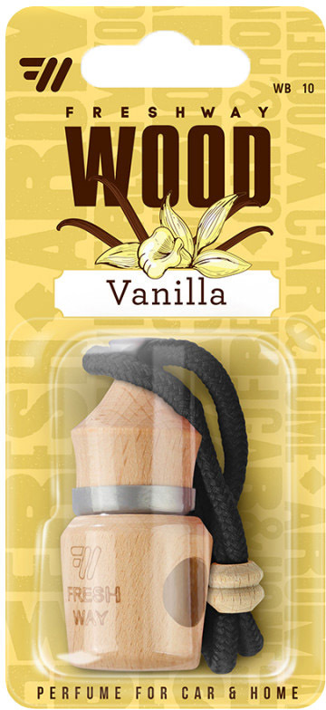 

Ароматизатор Fresh Way Wood Blister Vanilla 5 мл 94710