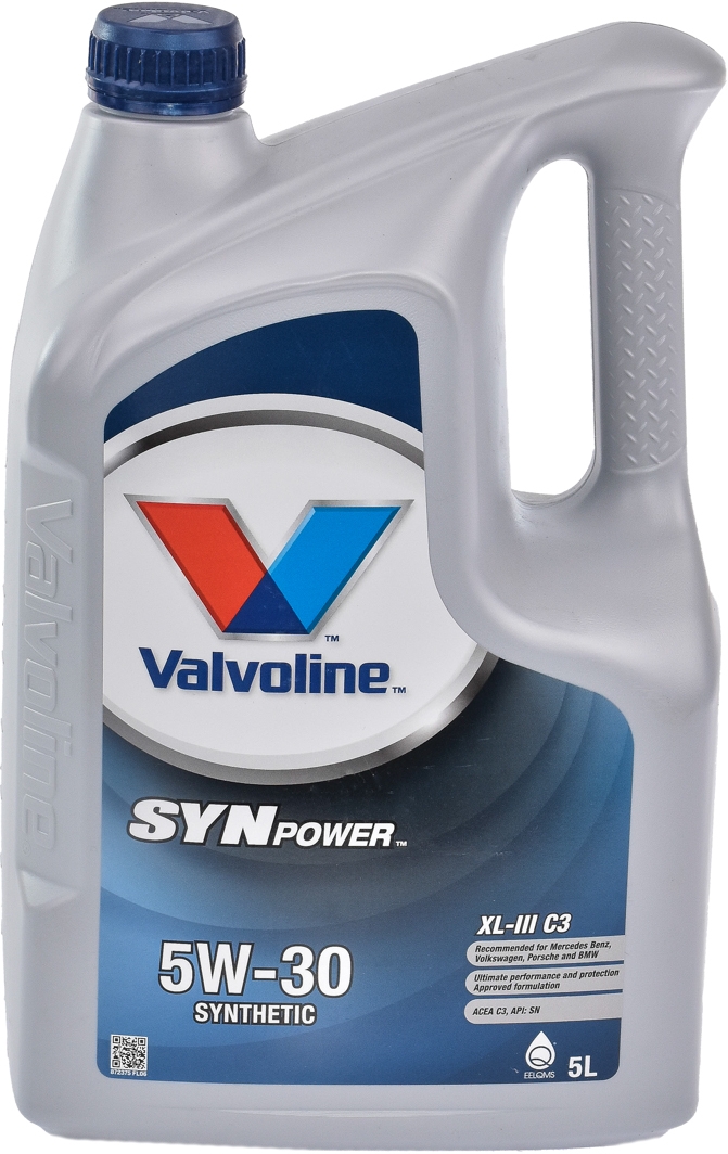 

Моторное масло Valvoline SynPower XL-III C3 5W-30 синтетическое 872375