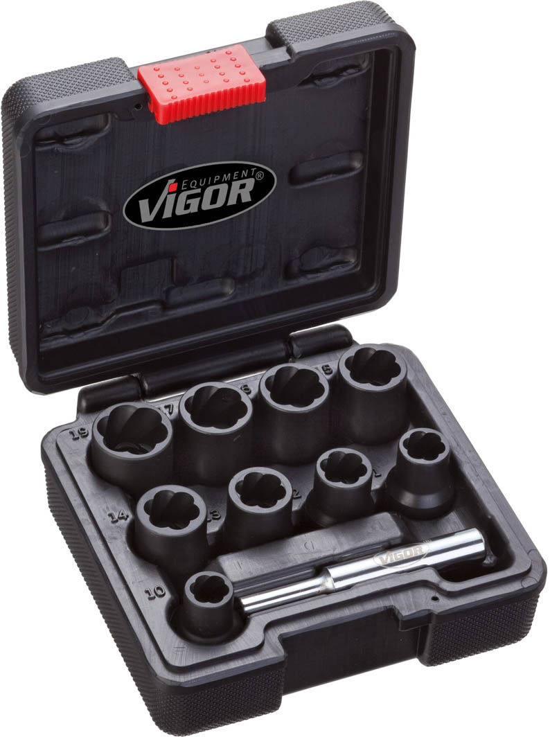 

Набор торцевых головок Vigor V2404 9 шт.