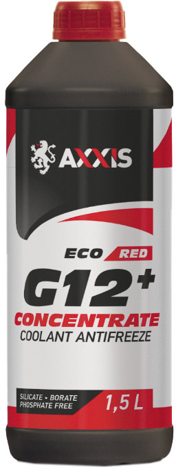 

Концентрат антифриза Axxis Concentrate ECO G12+ красный 48021231231