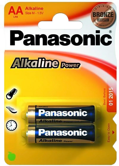 

Батарейка Panasonic Alkaline Power LR6REB/2BP AA (пальчиковая) 1,5 V 2 шт