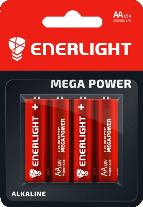 

Батарейка Enerlight Mega Power 90060104 AA (пальчиковая) 1,5 V 4 шт