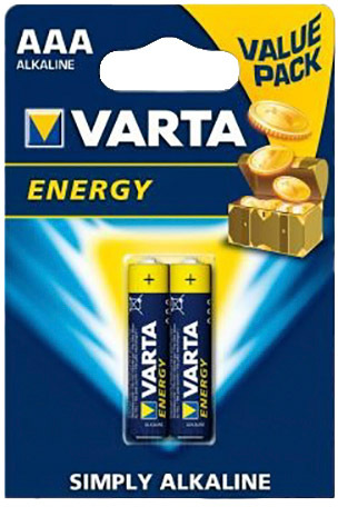 

Батарейка Varta Energy 4103229412 AAA (мизинчиковая) 1,5 V 2 шт