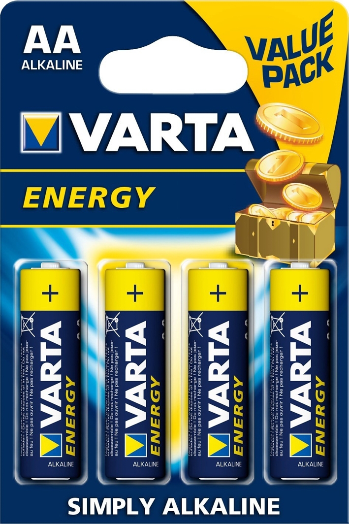 

Батарейка Varta Energy 4106229414 AA (пальчиковая) 1,5 V 4 шт