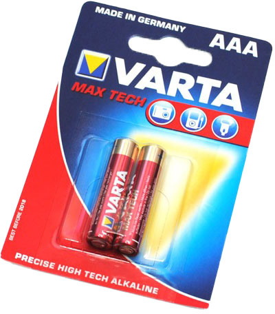 

Батарейка Varta Maxtech 4703101412 AAA (мизинчиковая) 1,5 V 2 шт