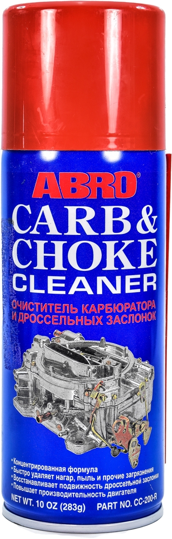 

Очиститель карбюратора ABRO Carb & Choke Cleaner CC-200-R 283 мл