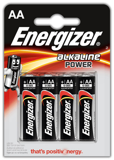 

Батарейка Energizer Alkaline Power 257-1002_4 AA (пальчиковая) 1,5 V 4 шт