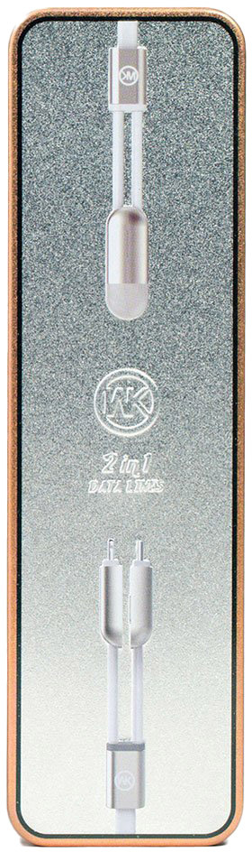 

Кабель 2 в 1 Wk 15968 USB - Apple Lighting - USB type-B 1 м