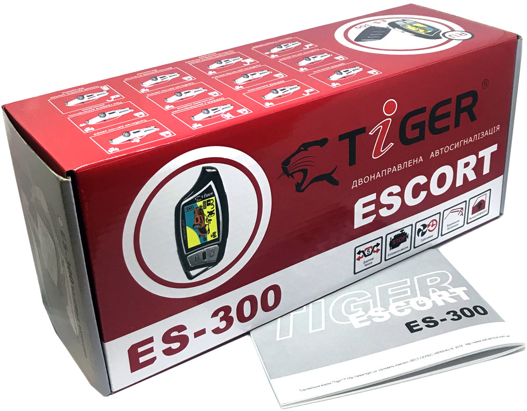 

Двусторонняя сигнализация Tiger Escort ES-300 ES300