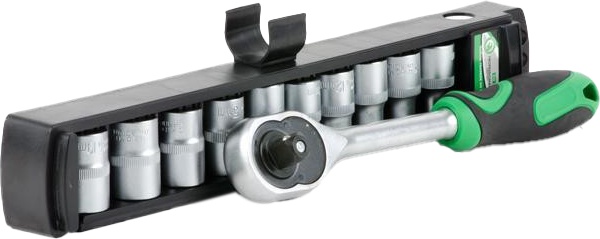 

Набор торцевых головок и комплектующих Intertool ET6008 10 шт. 1/4"