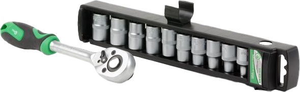 

Набор торцевых головок и комплектующих Intertool ET6013 10 шт. 1/2"