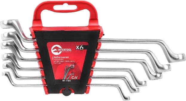 

Набор ключей накидных Intertool HT1101 6x7-16x17 мм 6 шт