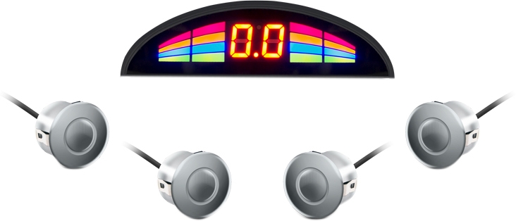 

Парктроник GT P Rainbow серебристые датчики 4 шт. PRB4SILVER