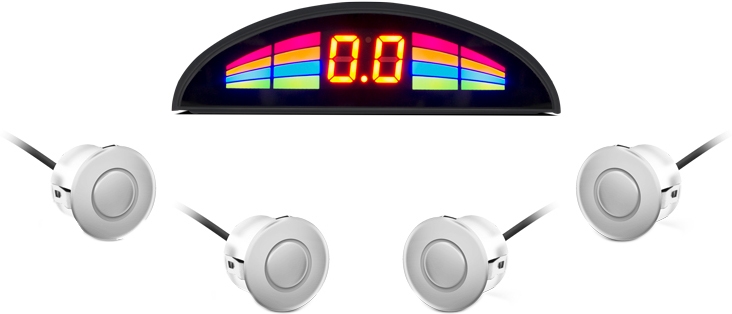 

Парктроник GT P Rainbow 4 с белыми датчиками 4 шт. PRB4WHITE