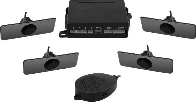 

Парктроник Gazer PA45F с черными датчиками 4 шт.