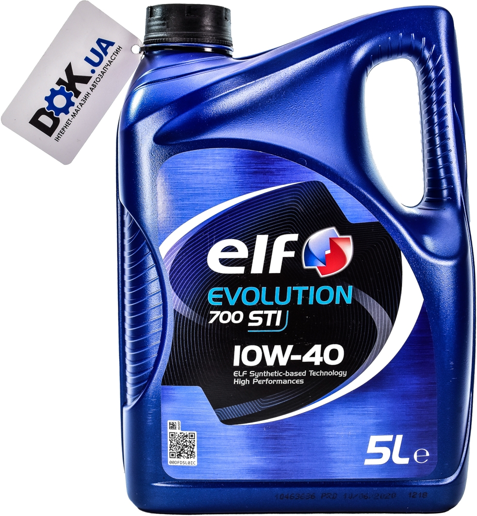 

Моторное масло Elf Evolution 700 STI 10W-40 полусинтетическое 216667