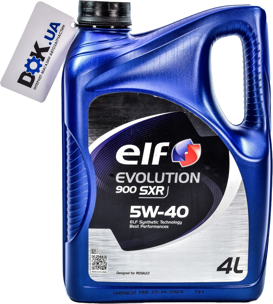 

Моторное масло Elf Evolution 900 SXR 5W-40 синтетическое 217557