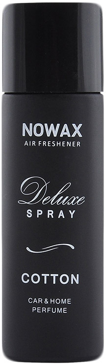 

Ароматизатор Nowax Deluxe Spray Cotton 50 мл NX07751