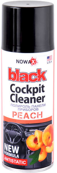

Полироль для салона Nowax "Black" Cockpit Cleaner персик 450 мл NX00456