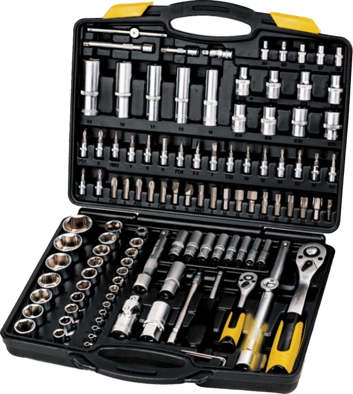 

Набор бит и торцевых головок с трещоткой MasterTool 78-5111 93 шт.