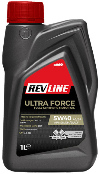 

Моторное масло Revline Ultra Force 5W-40 синтетическое 324644