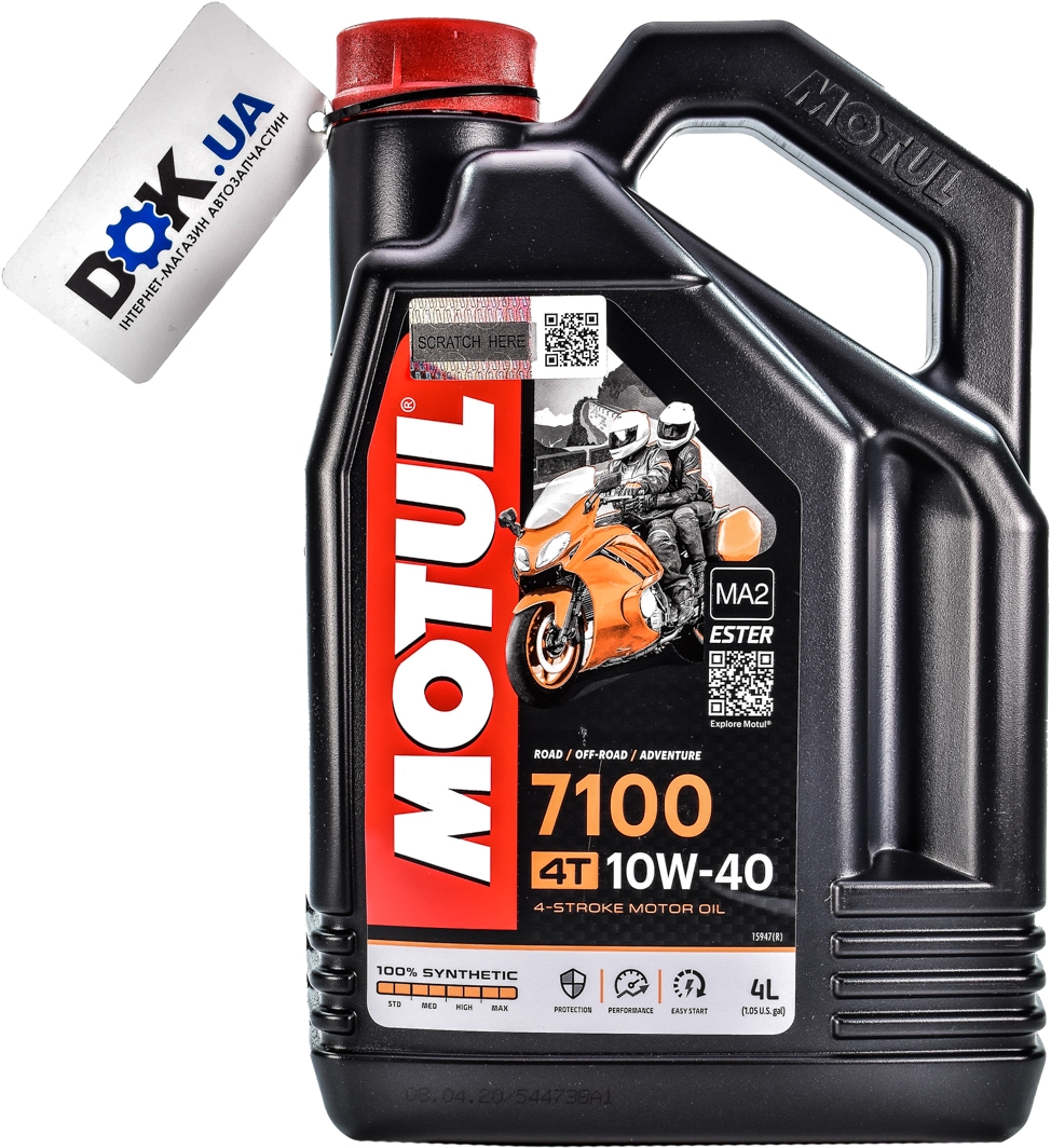 

Моторное масло 4T Motul 7100 10W-40 синтетическое 836341