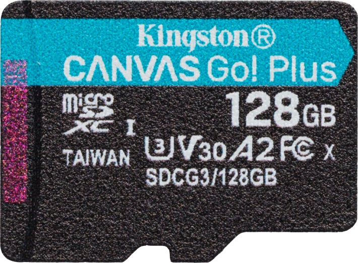 

Карта памяти Kingston Canvas Go! Plus microSDXC 128 ГБ SDCG3/128GBSP