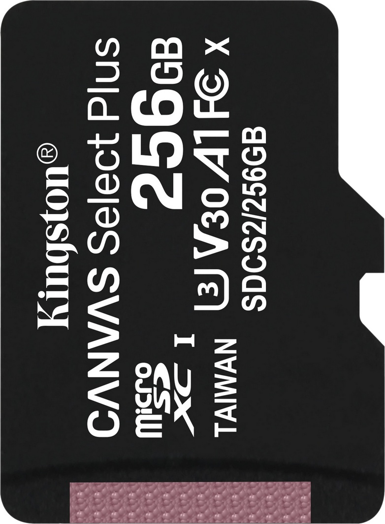 

Карта памяти Kingston Canvas Select Plus microSDXC 256 ГБ SDCS2/256GBSP