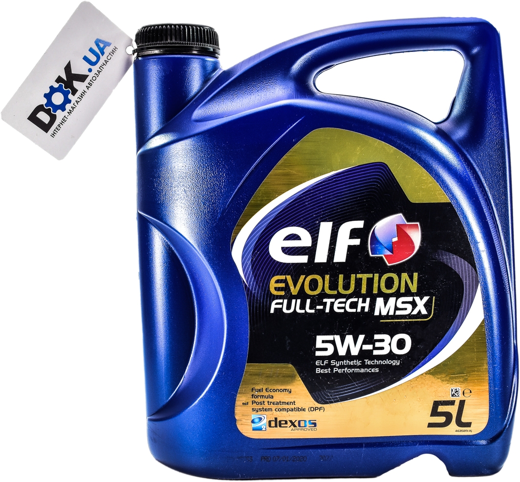

Моторное масло Elf Evolution Full-Tech MSX 5W-30 синтетическое 213932
