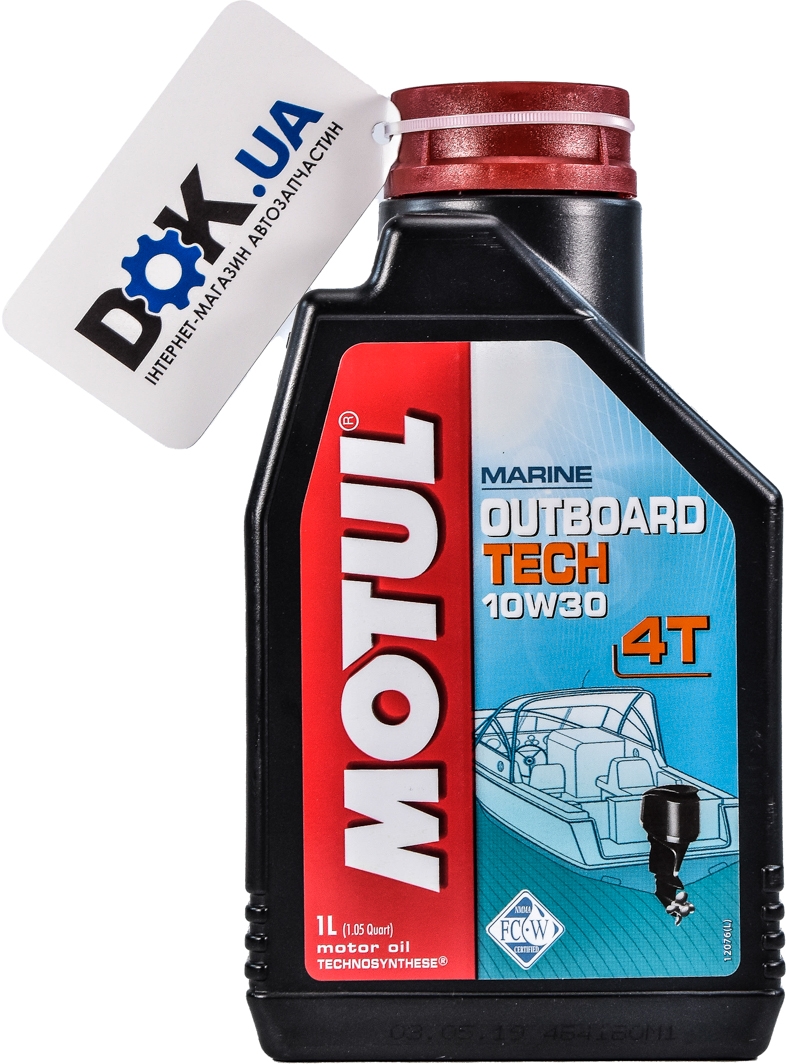 

Моторное масло 4T Motul Outboard Tech 10W-30 полусинтетическое 852151