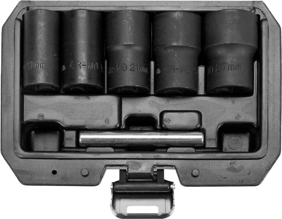 

Набор торцевых головок и комплектующих Yato YT-06032 5 шт. 1/2"