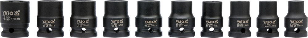 

Набор торцевых головок Yato YT-1025 10 шт.