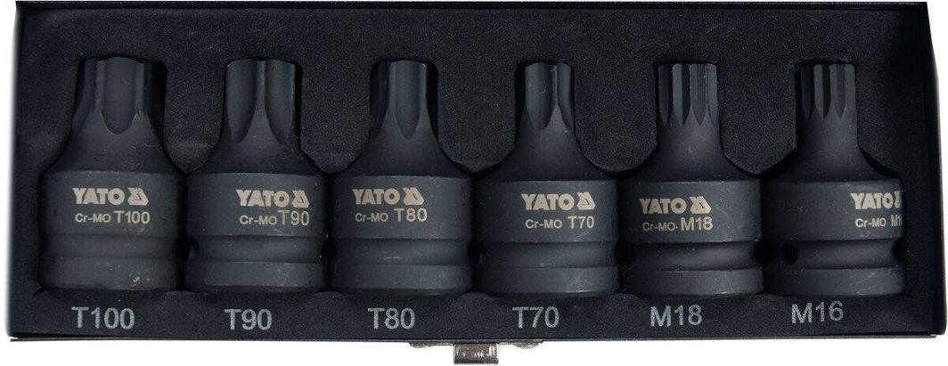 

Набор торцевых головок Yato YT-10653 6 шт.