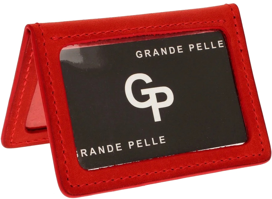 

Обложка для прав и техпаспорта Grande Pelle 201160 без логотипа красный