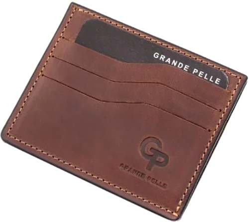 

Картхолдер Grande Pelle 305123 без логотипа терракотовый